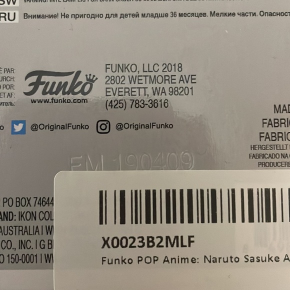 Sasuke funko pop - Picture 9 of 9